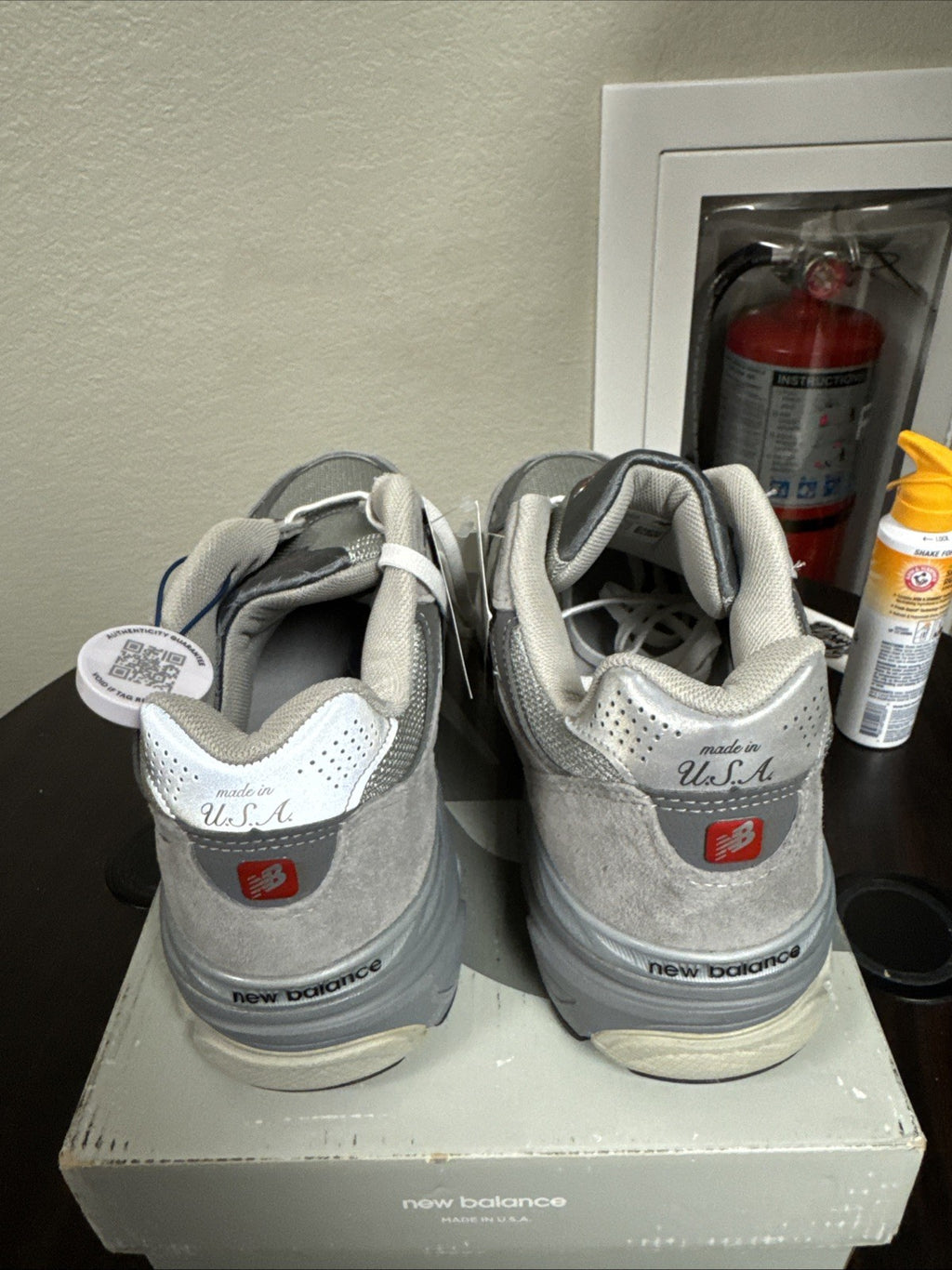Size 11 - New Balance 990v4 Made in USA Grey Silver