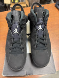 Size 10.5 Nike Air Jordan 6 Retro Chrome Black Silver Lightly Used DX2836-001