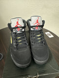 2016 jordan black metallic 5 size 5y
