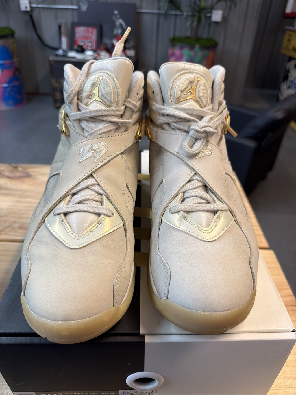 Nike Air Jordan 8 Retro Men's Size 10.5 C&C Trophy 2016 832821 030