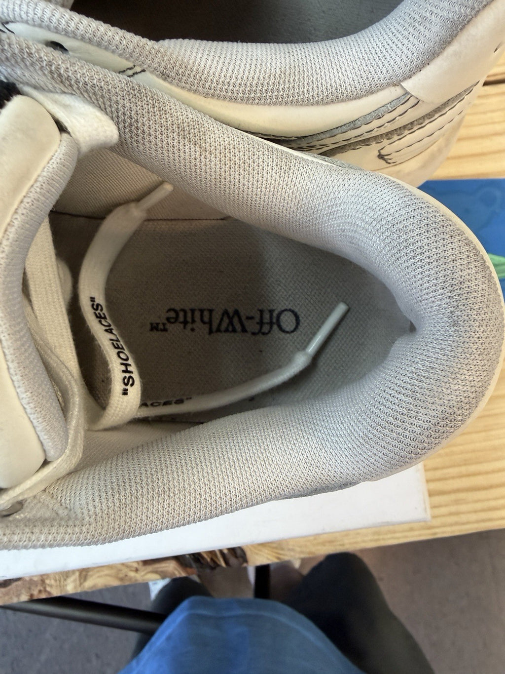 NEW! Off White Out-Of-Office Black on White Sneakers Shoes Size 39 (7)