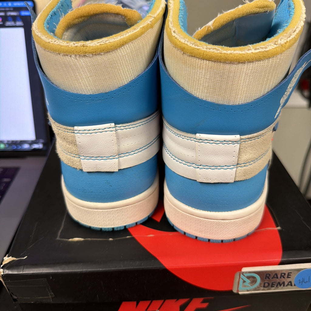Nike Air Jordan Retro 1 High OG Off White UNC 2018 Size 10 Authentic Basketball 