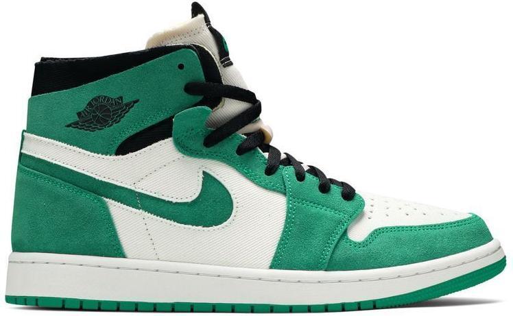 SIZE 10 - AIR JORDAN 1 ZOOM CMFT STADIUM GREEN MEN'S SHOES