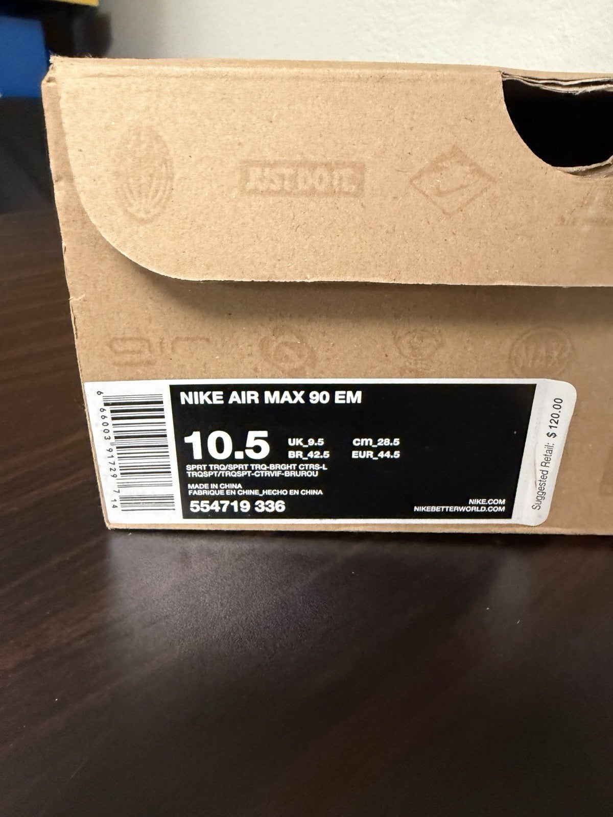 Size 10.5 - Nike Air Max 90 EM Beaches of Rio