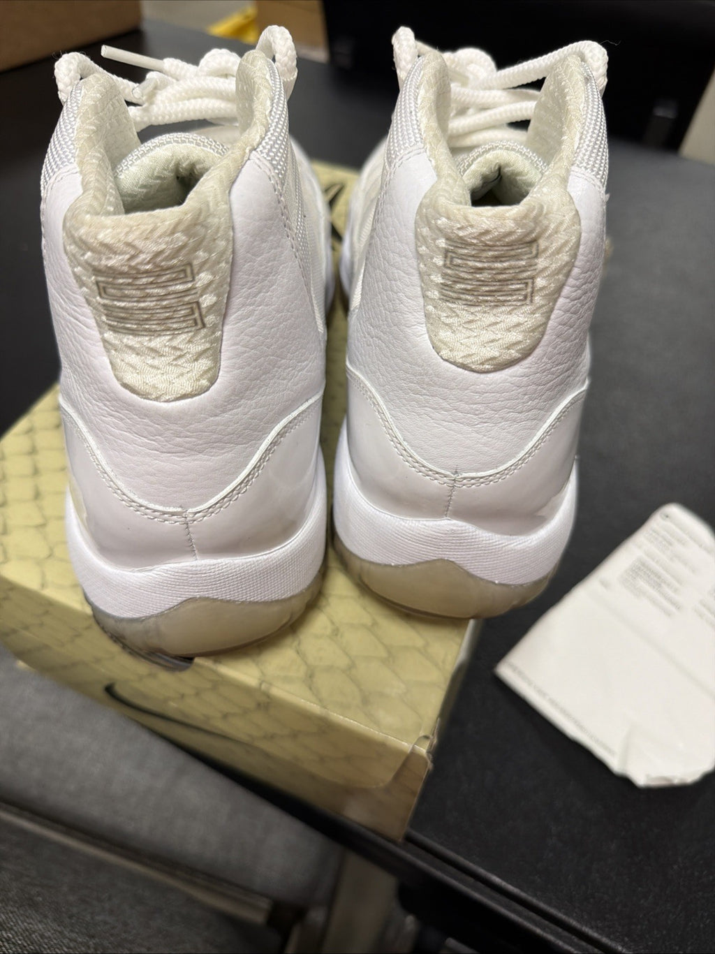 Nike Air Jordan 11 Retro Silver Anniversary 408201-101 Men's Size 10