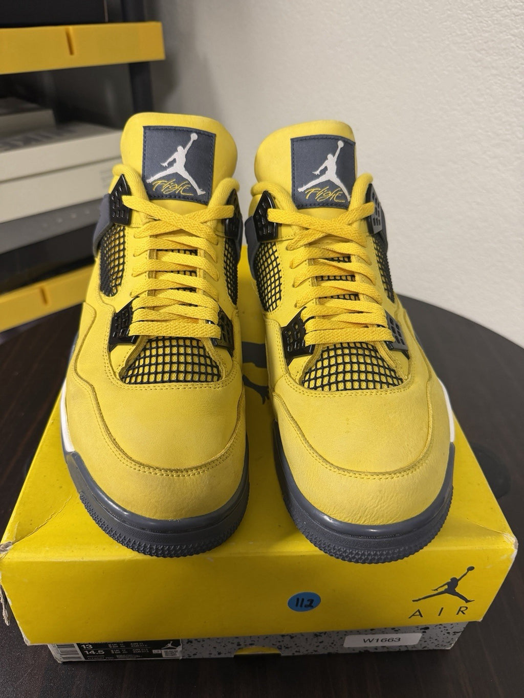 Jordan Air Jordan 4 Retro Lightning 2021 Yellow CT8527-700 Men’s 13 Sneakers