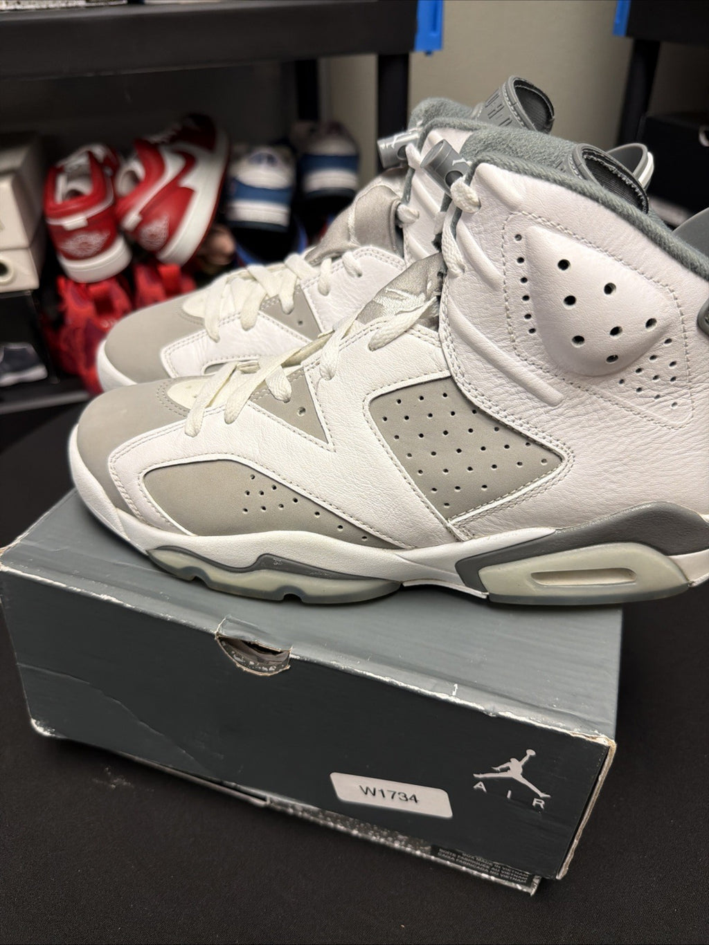 NEW AUTHENTIC NIKE AIR JORDAN 6 RETRO "COOL GREY" MEN'S US  9