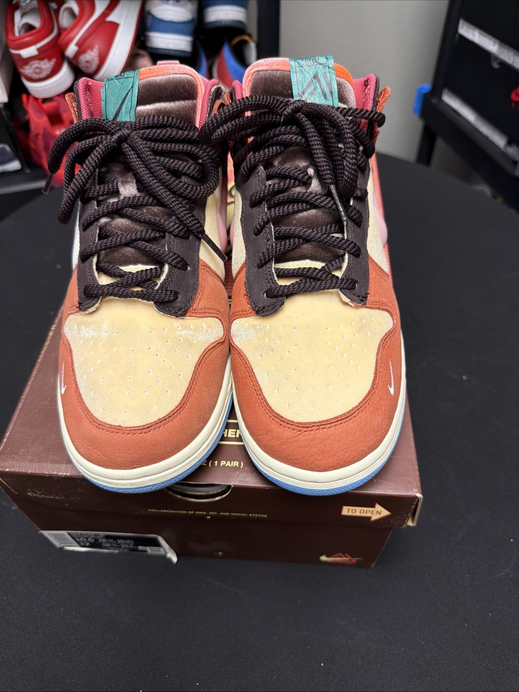 Size 10.5 - Nike Social Status x Dunk Mid Chocolate Milk