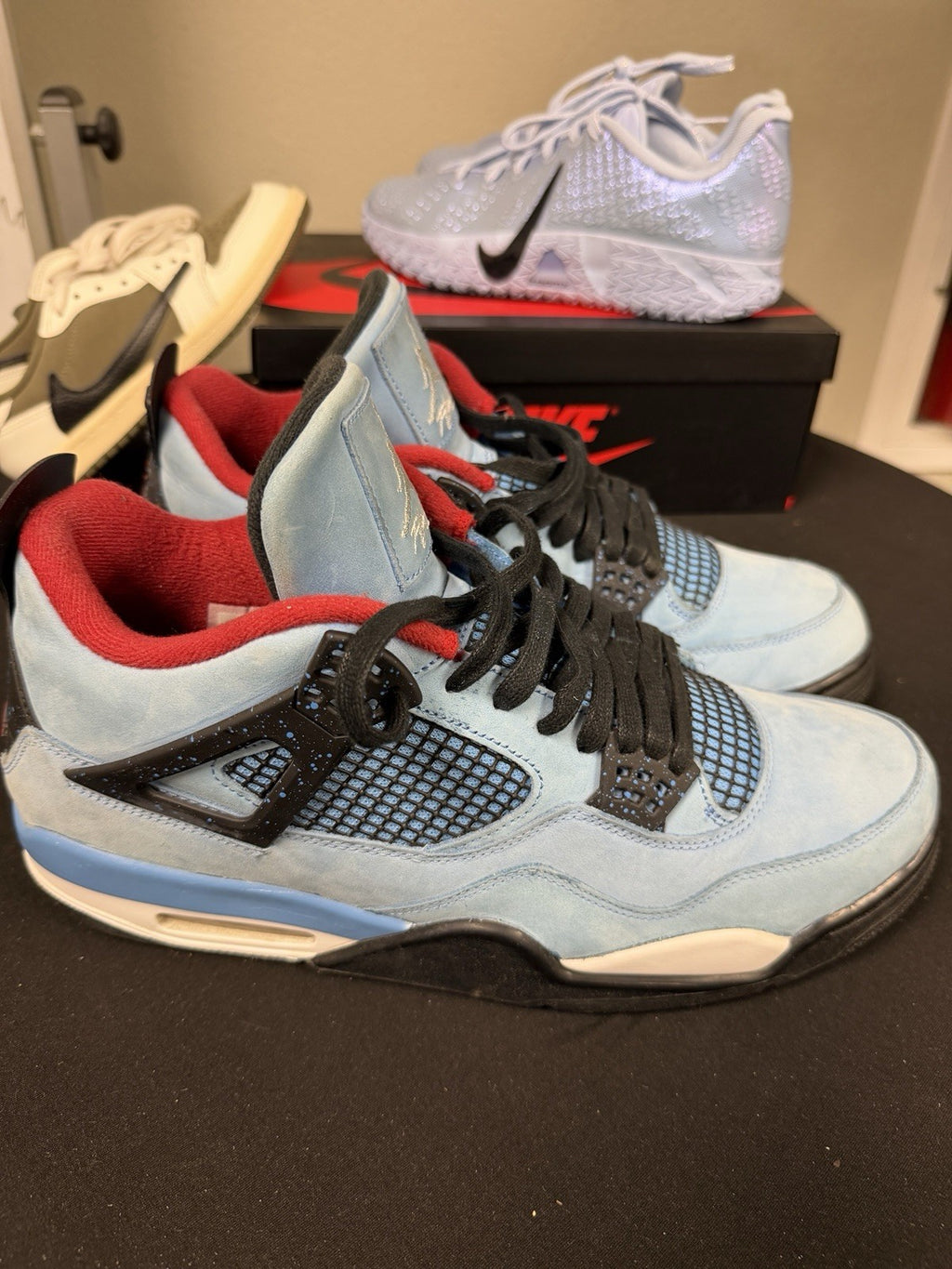 Jordan 4 Retro Travis Scott Cactus Jack Blue size 13