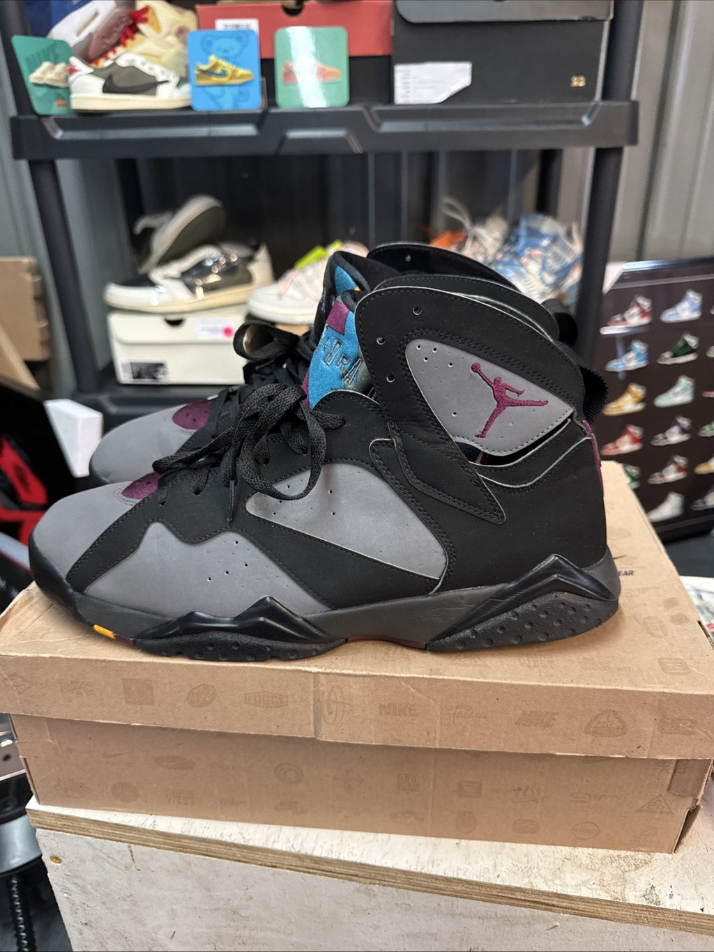 Size 13.5 - Air Jordan 7 Bordeaux Retro | Replacement Box - Barely Worn