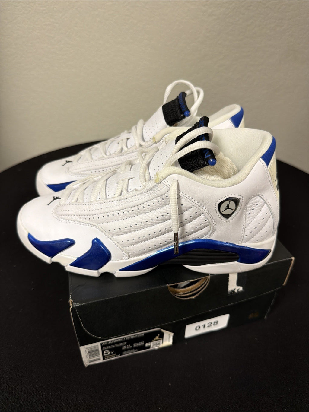 Size 5 (GS) - Jordan Jumpman MVP High Black Game Royal