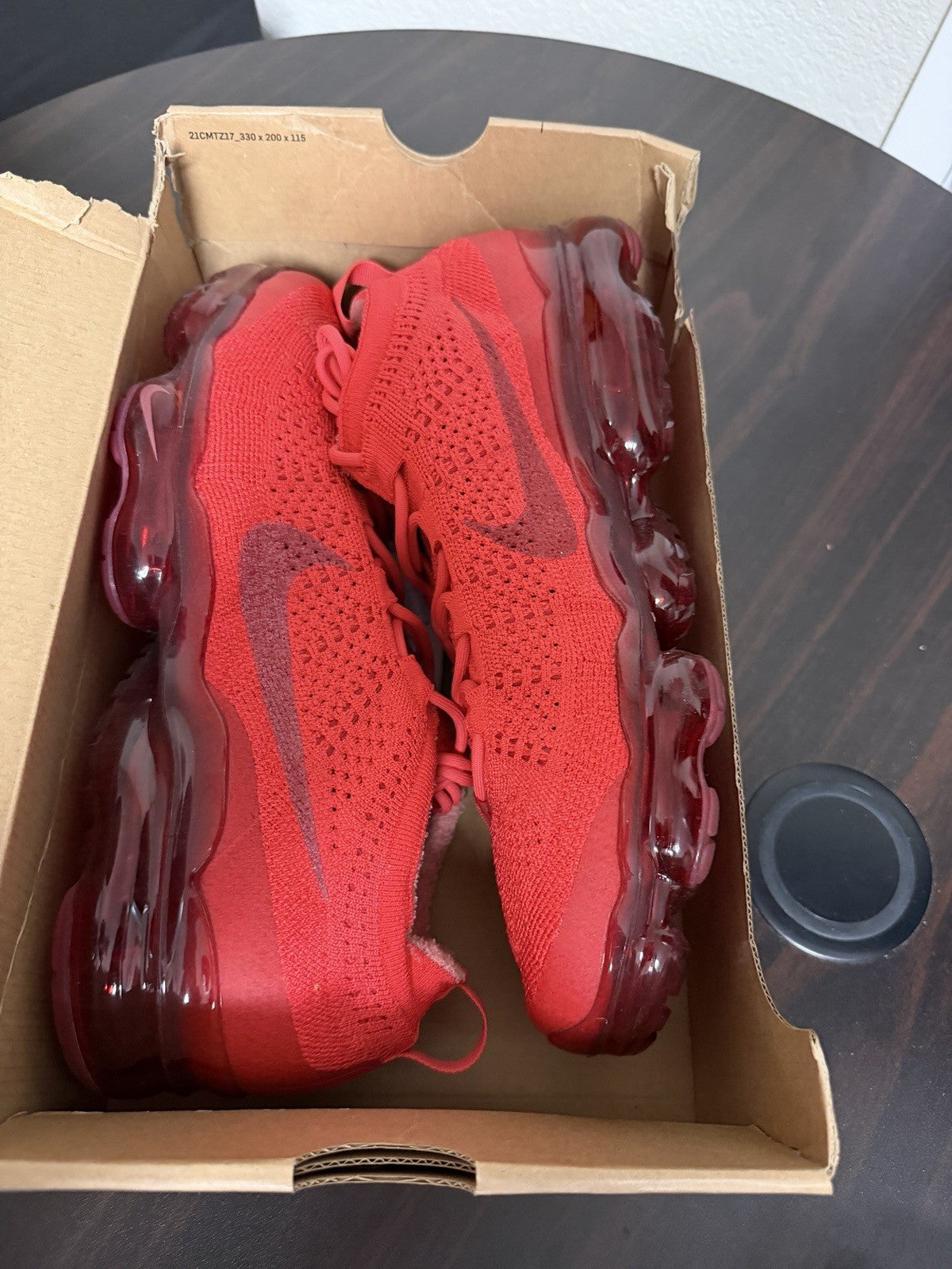 Size 12 - Nike Air VaporMax 2023 Flyknit Triple Red