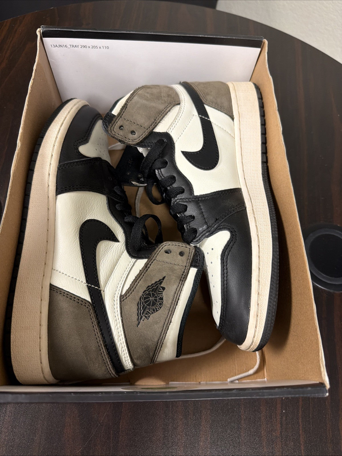 Nike Air Jordan 1 Retro High OG Black White y Youth Size 5.5 