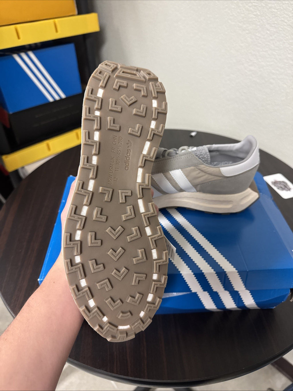 Size 11 - Adidas Originals Retropy E5 Running Shoes Gray Q47101 Unisex Size