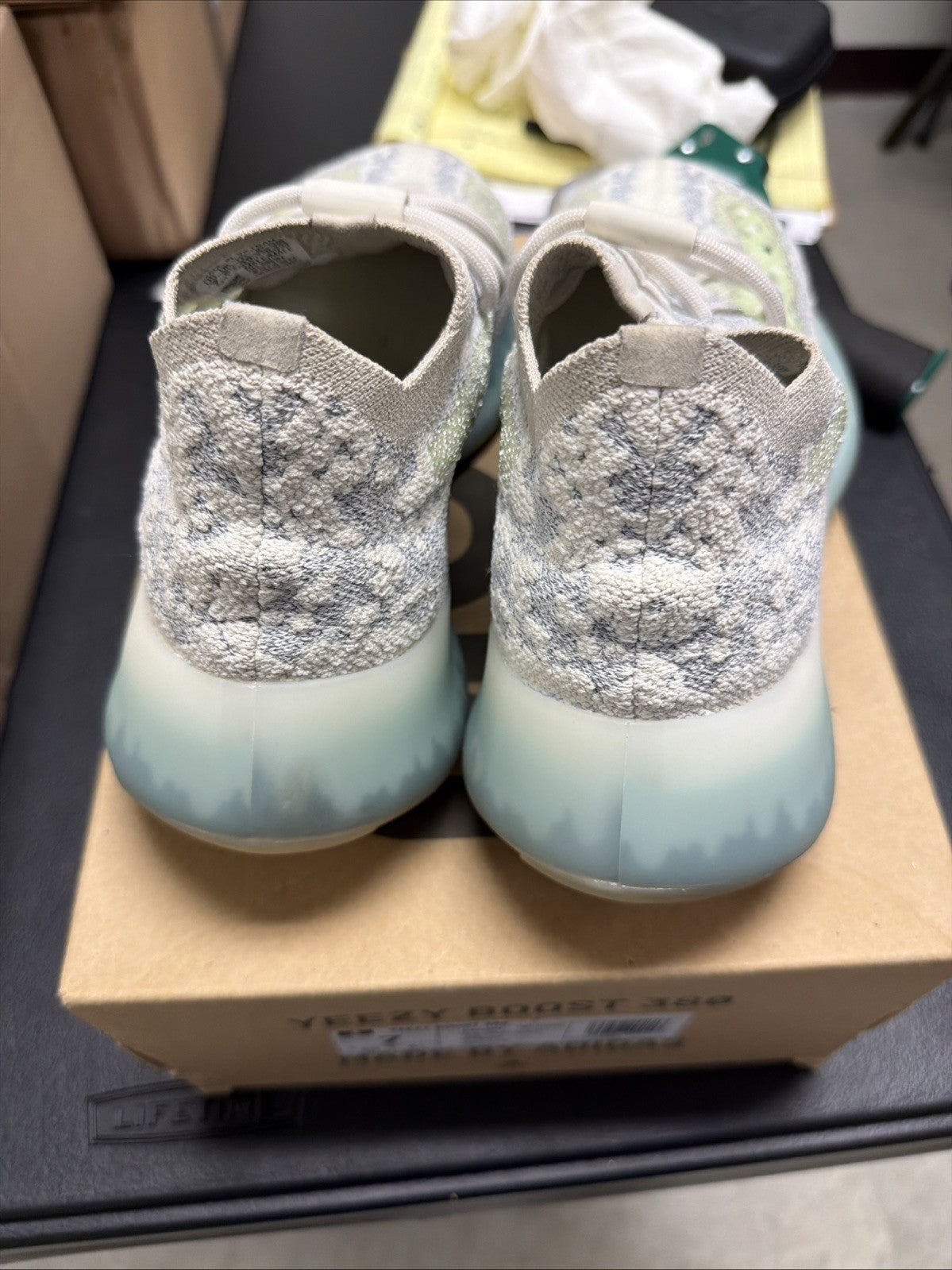 Size 7 - Adidas Yeezy Boost 380 Alien Blue. Brand New with Box. GW0304