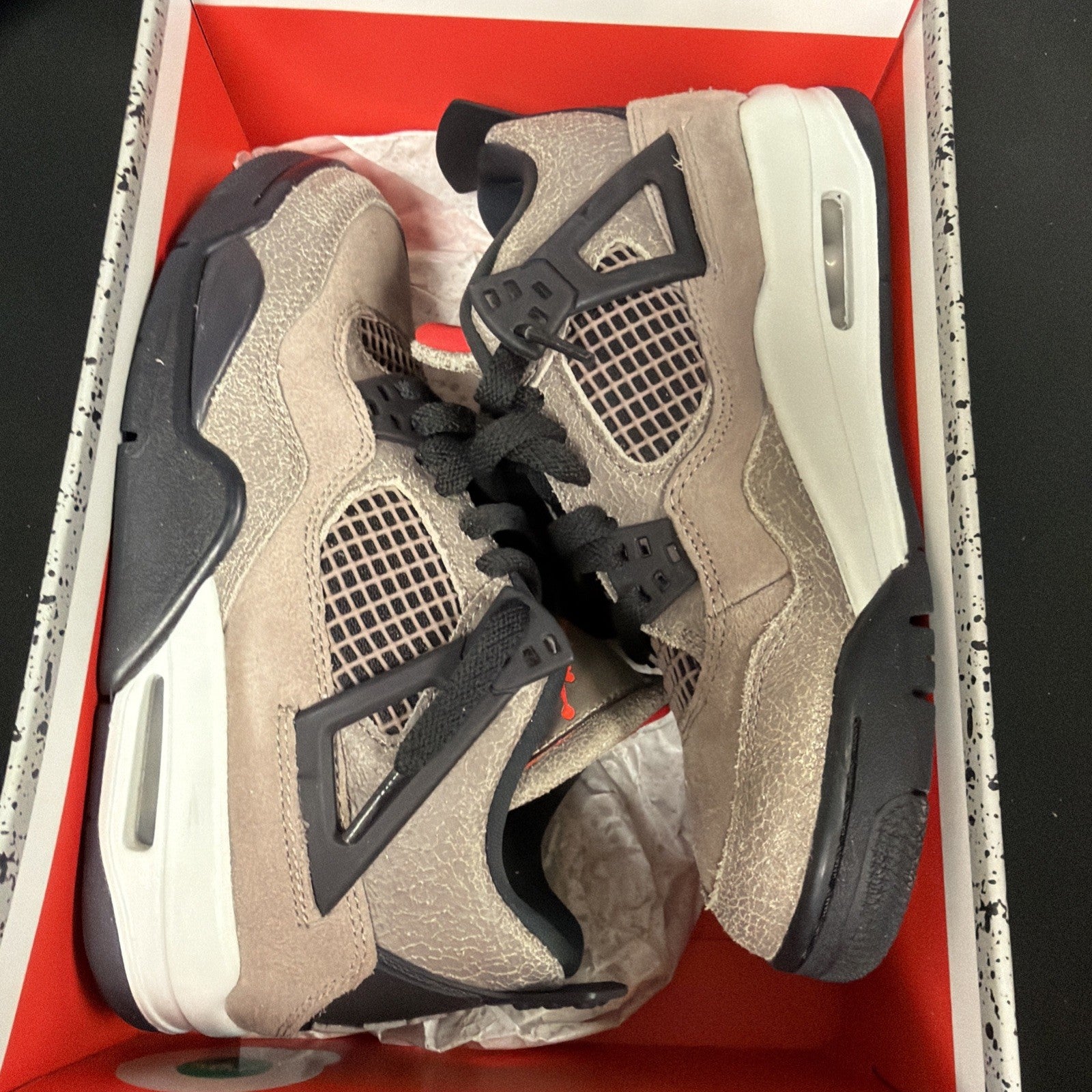 Nike Air Jordan 4 Retro (GS) Taupe Haze / DJ6249 200 / Youth 5 , Wmns 6.5