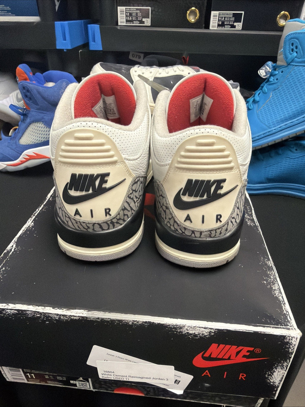 Air Jordan 3 Retro "WHITE CEMENT REIMAGINED" 2023 - Size 11 - dn3707 100 (282-..