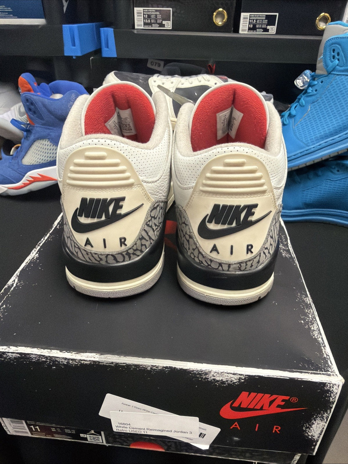 Air Jordan 3 Retro "WHITE CEMENT REIMAGINED" 2023 - Size 11 - dn3707 100 (282-..
