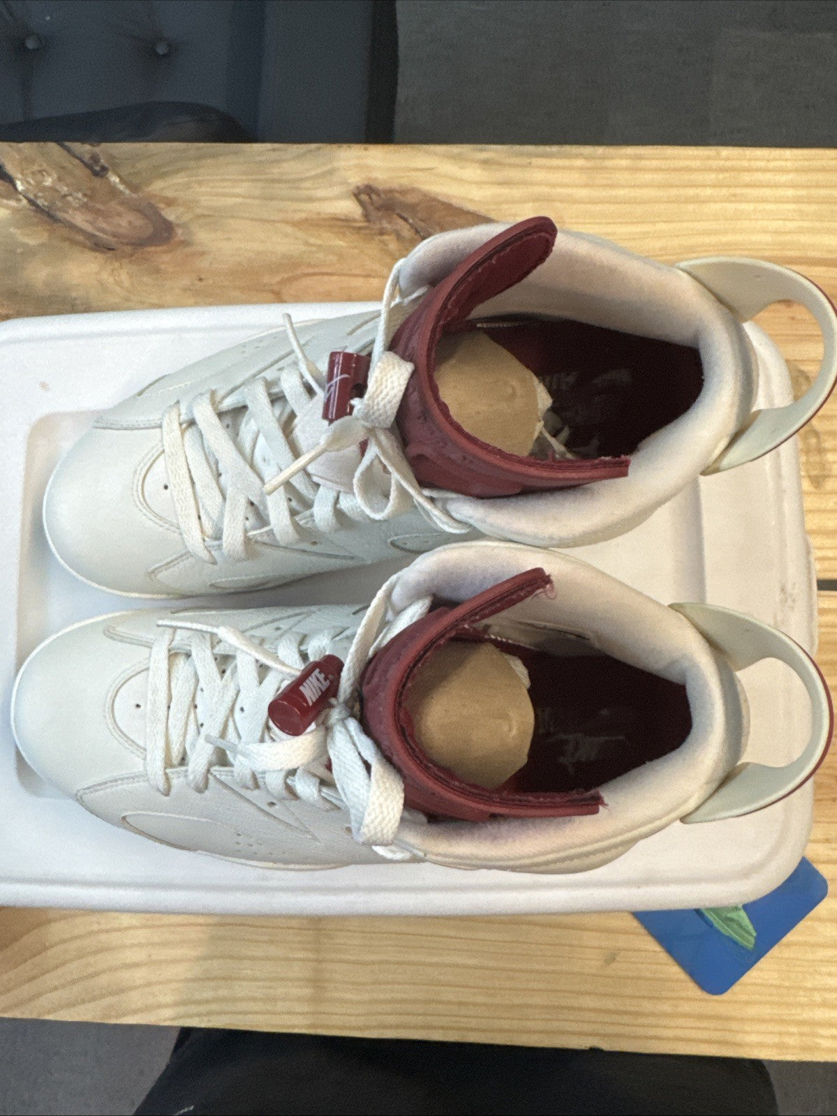 Size 9 - Air Jordan 6 Retro 2015 Maroon | Replacement Box