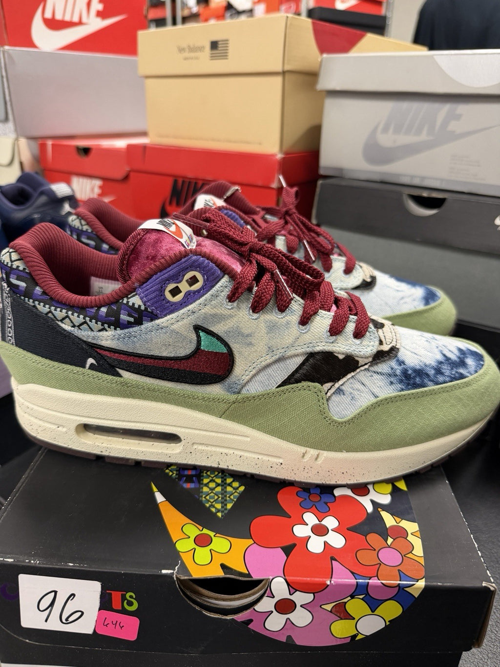 Size 11 - Nike Air Max 1 SP x Concepts Mellow Used . All Laces And Accessories