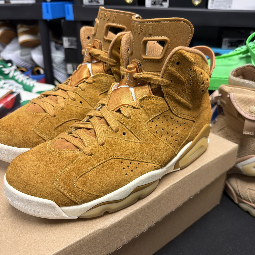 Nike Air Jordan 6 Retro Wheat 2017 Men's Size 10 Golden Harvest (209)