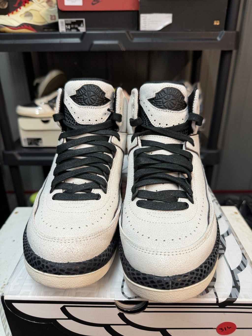 A Ma Maniere Jordan 2 Retro SP Airness Mens 8 DO7216-100 Sail Burgundy