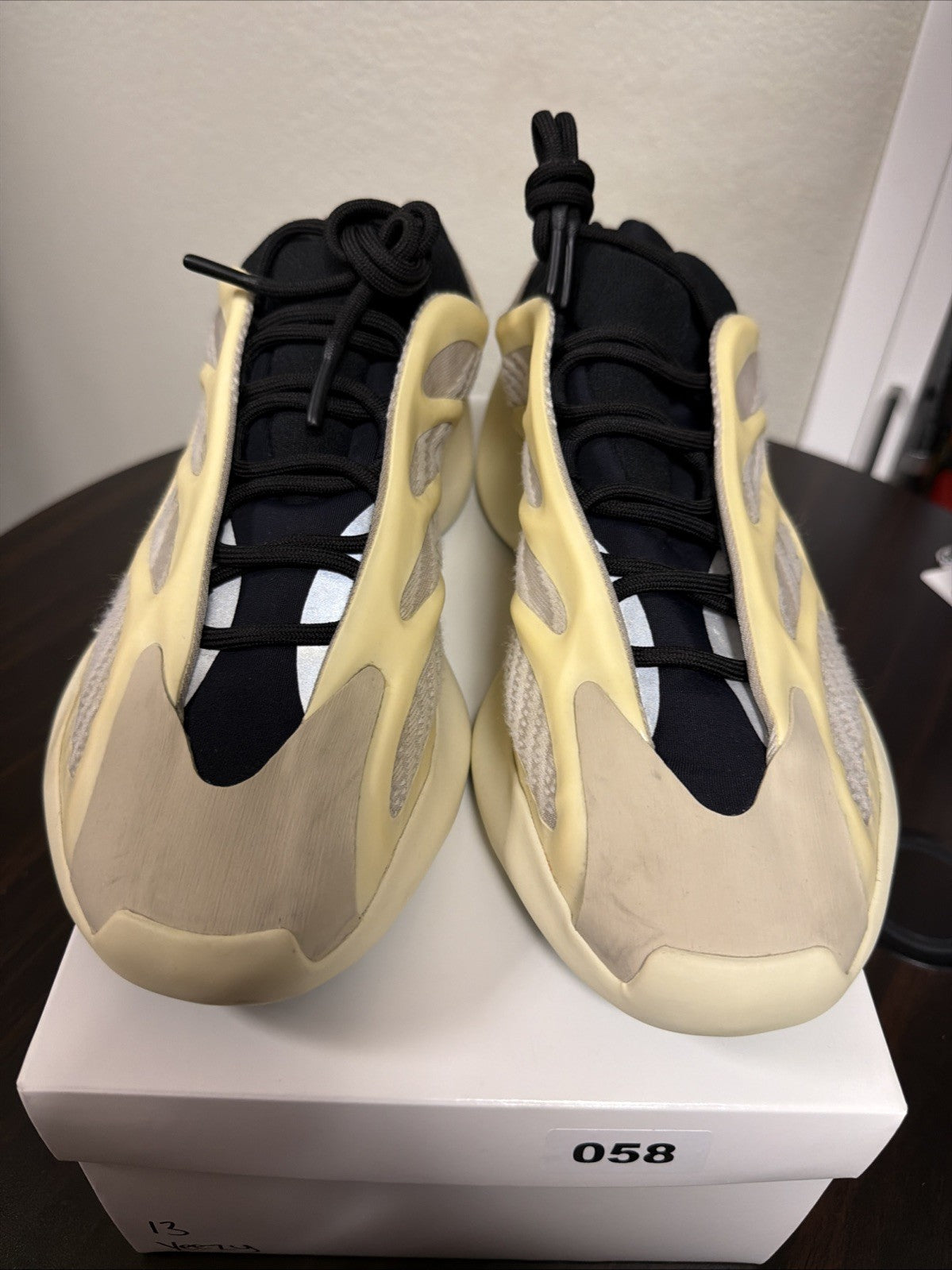 Yeezy x Adidas Two Tone Mesh and Rubber Yeezy 700 V3 Azael Sneakers Size 13
