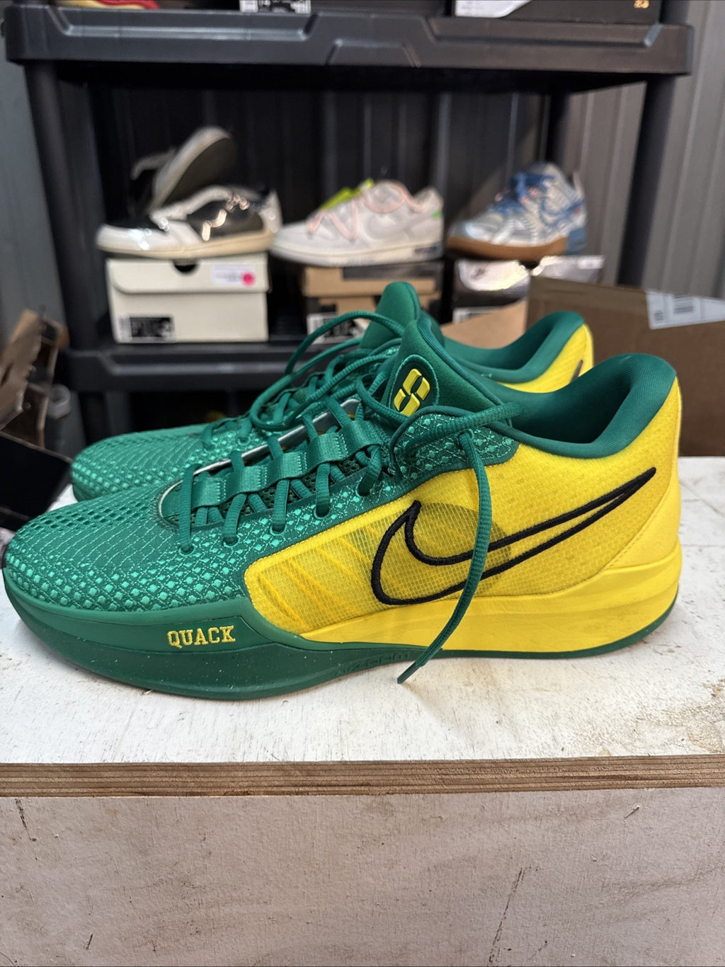 Nike Sabrina 1 The Debut Oregon Ducks Basketball Men 14 Women 15.5 | Topless Box
