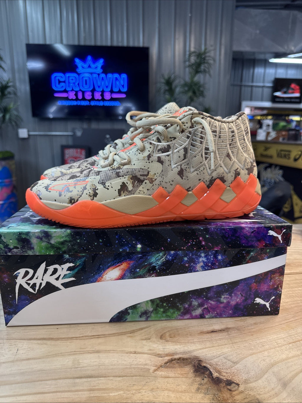 Size 14 - PUMA MELO MB.01 Digital Camo | Wore Once