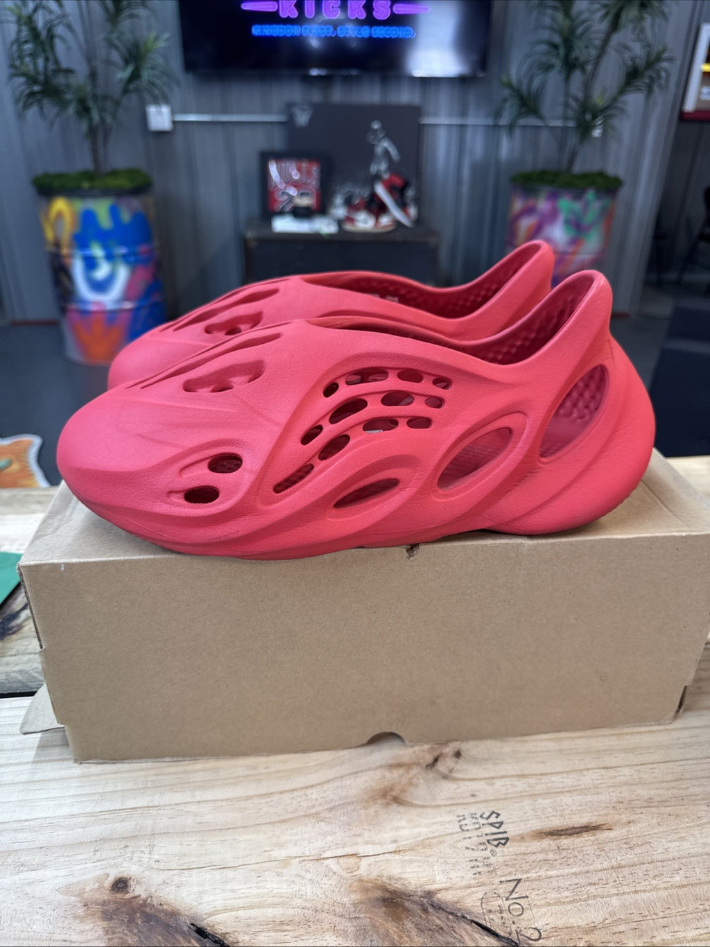 Adidas x Yeezy Foam Runner Vermillion Men’s Size 8