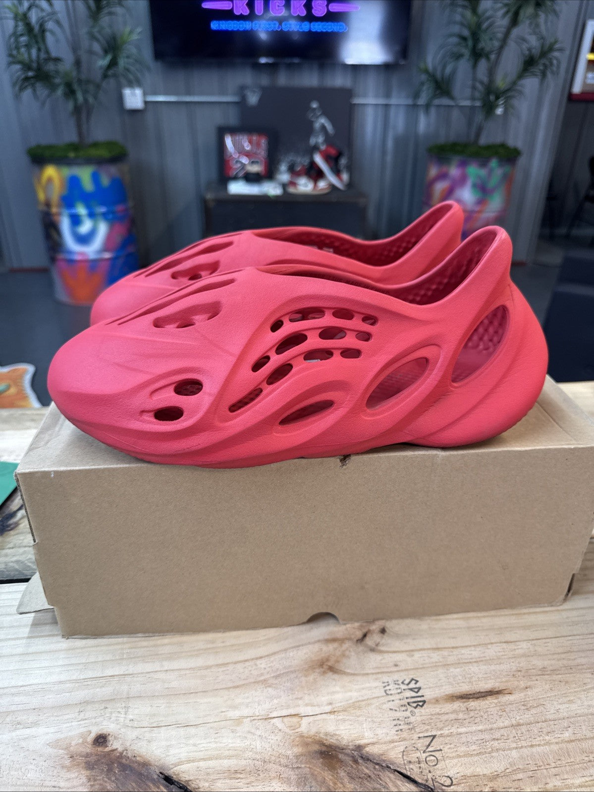 Adidas x Yeezy Foam Runner Vermillion Men’s Size 8