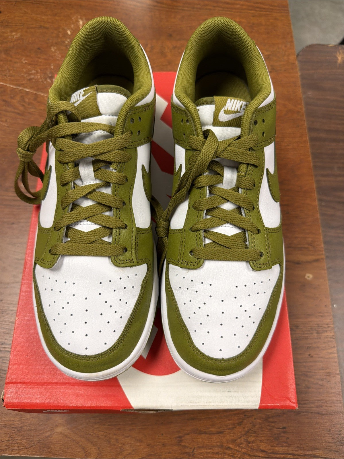 Nike Men's Dunk Low Retro White/Pacific Moss DV0833-105 i
