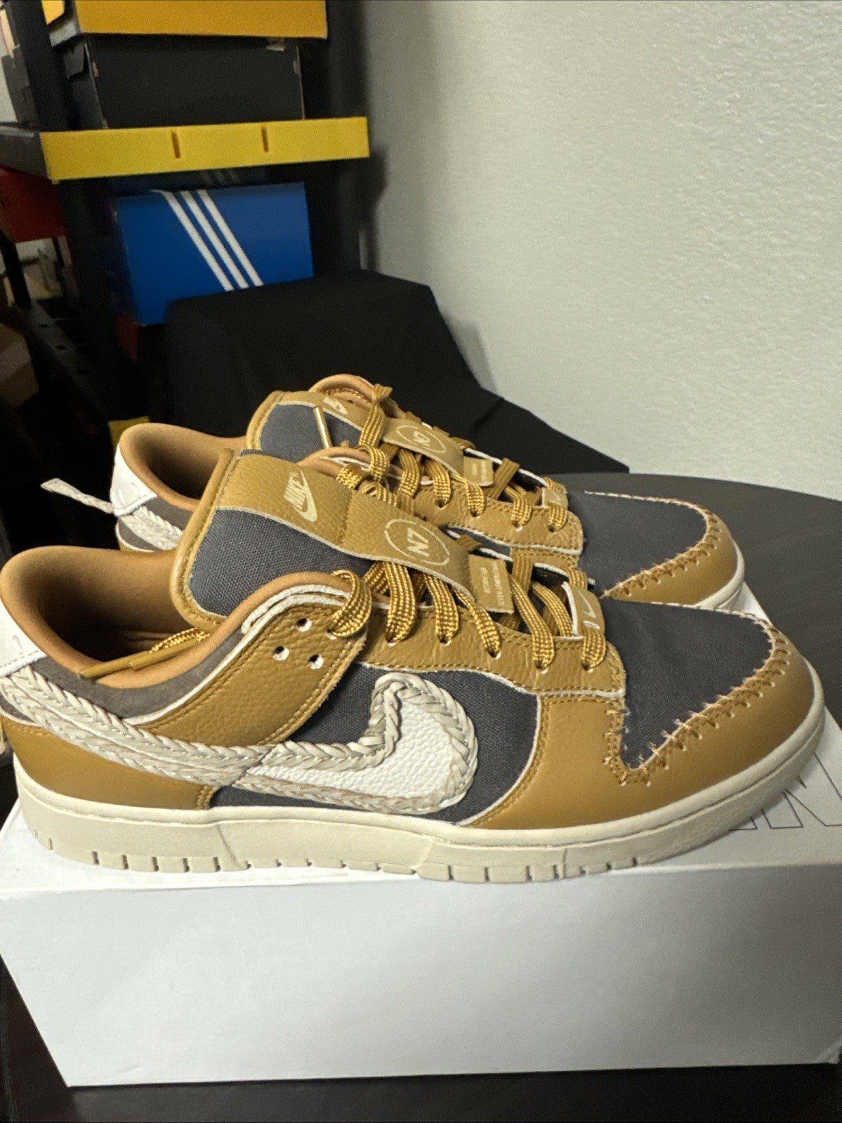 Nike Dunk Low N7 By You Custom Lyle Thompson Mens Size 10 DJ3210-991