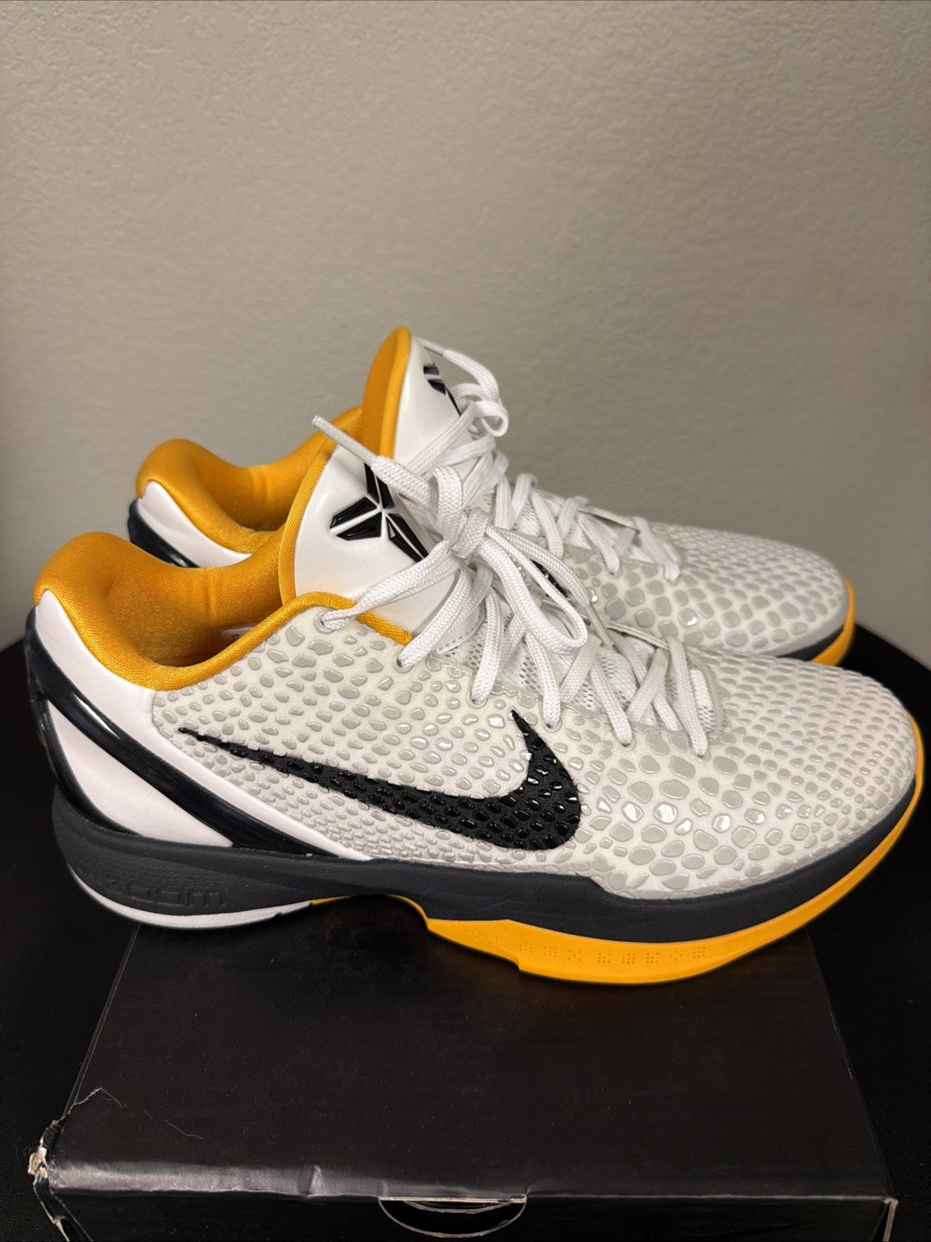 Nike Kobe 6 Protro White Men's Size 12 Del Sol 2021 CW2190-100