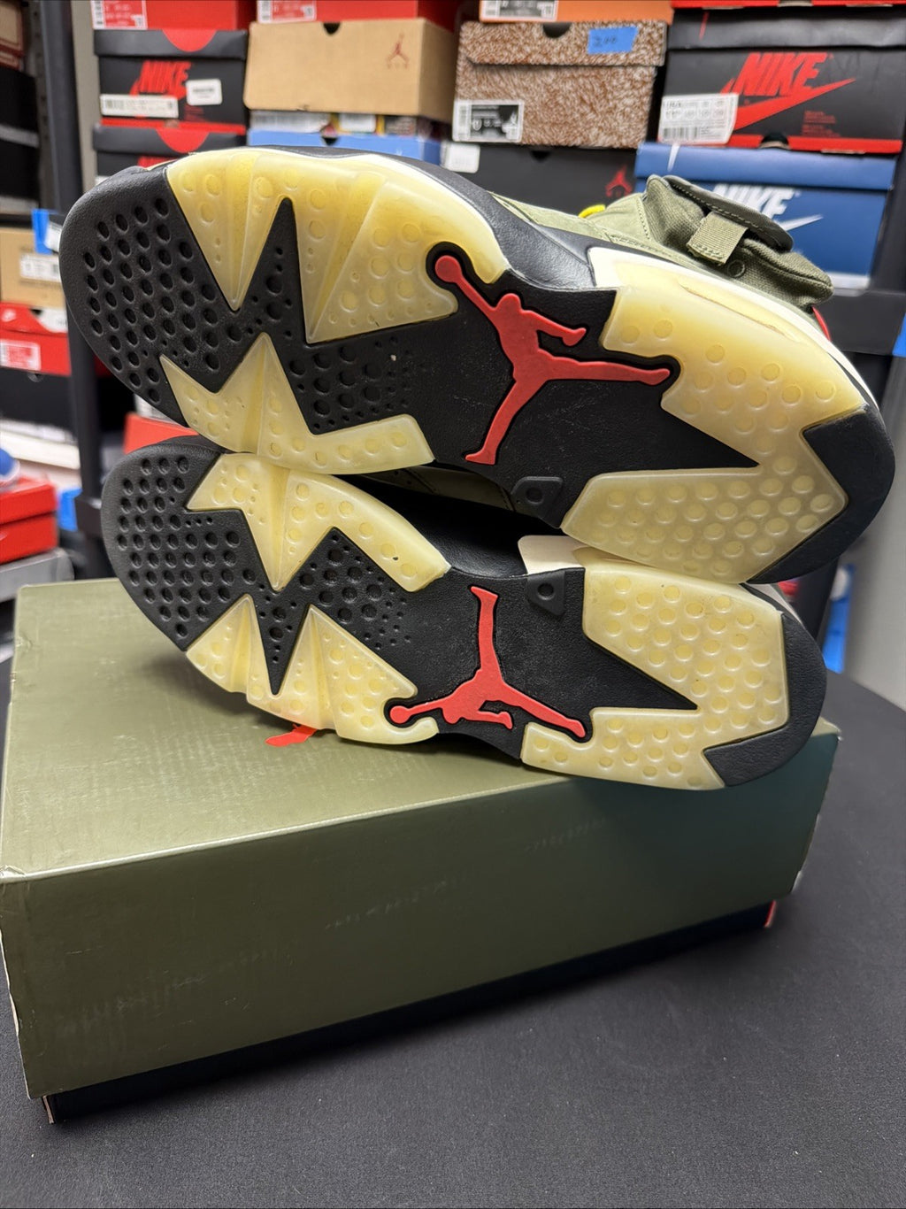 Size 10.5 - Travis Scott x Jordan 6 Retro Olive