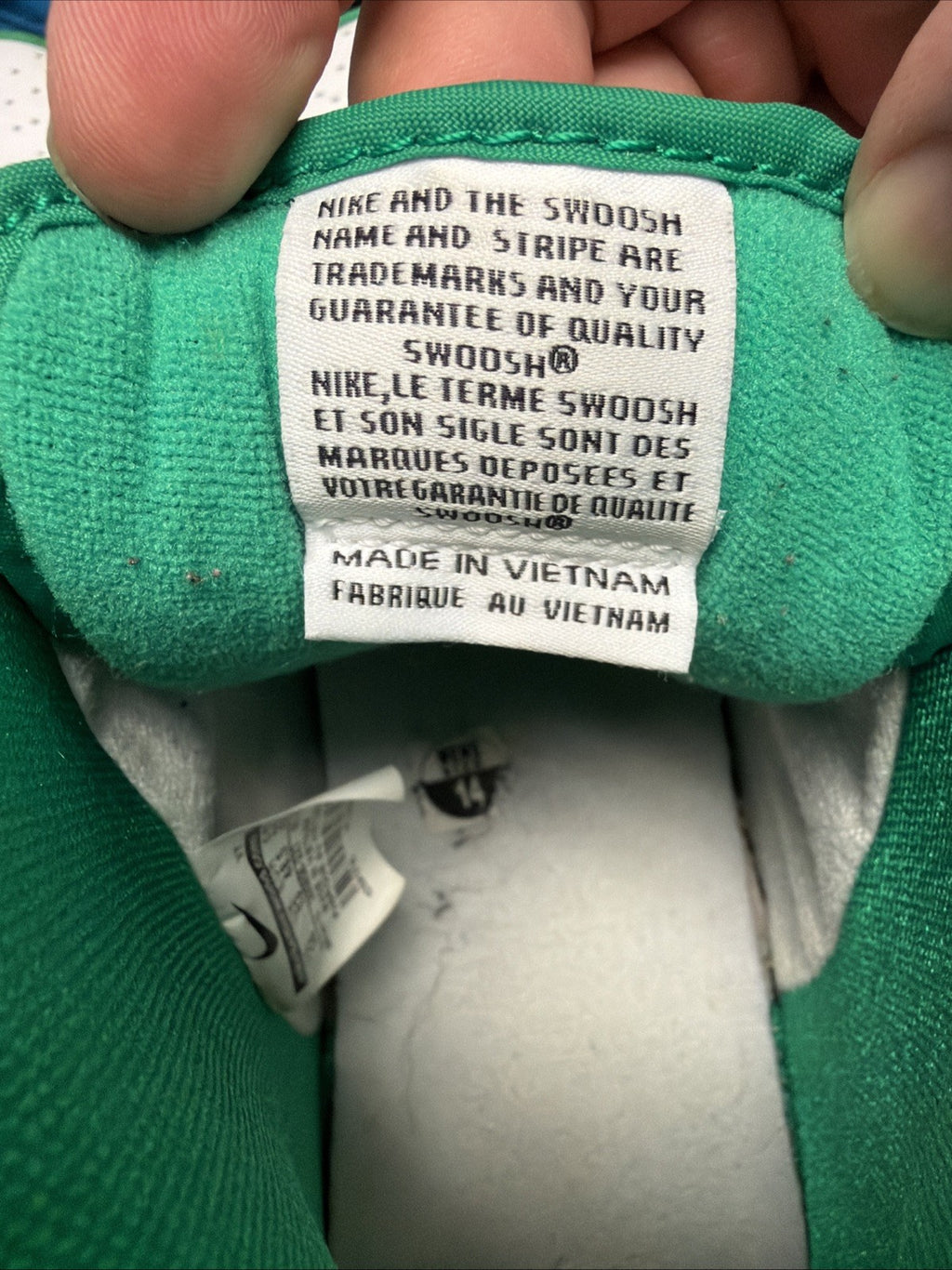 Size 14 - Nike SB Dunk High Pro SB Oakland Athletics 305050-337 Preowned