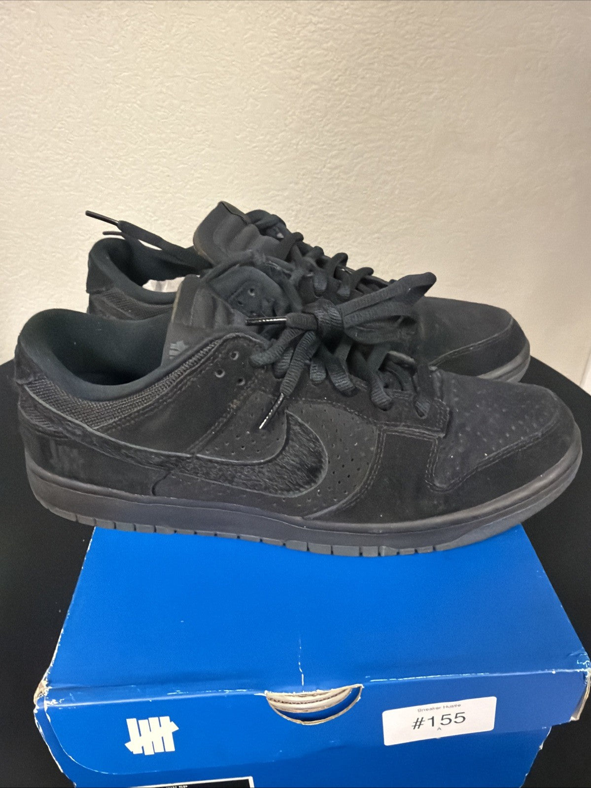 Nike Dunk Low SP Undefeated 5 On It Black Dunk vs AF1 DO9329-001 Men's Size 13