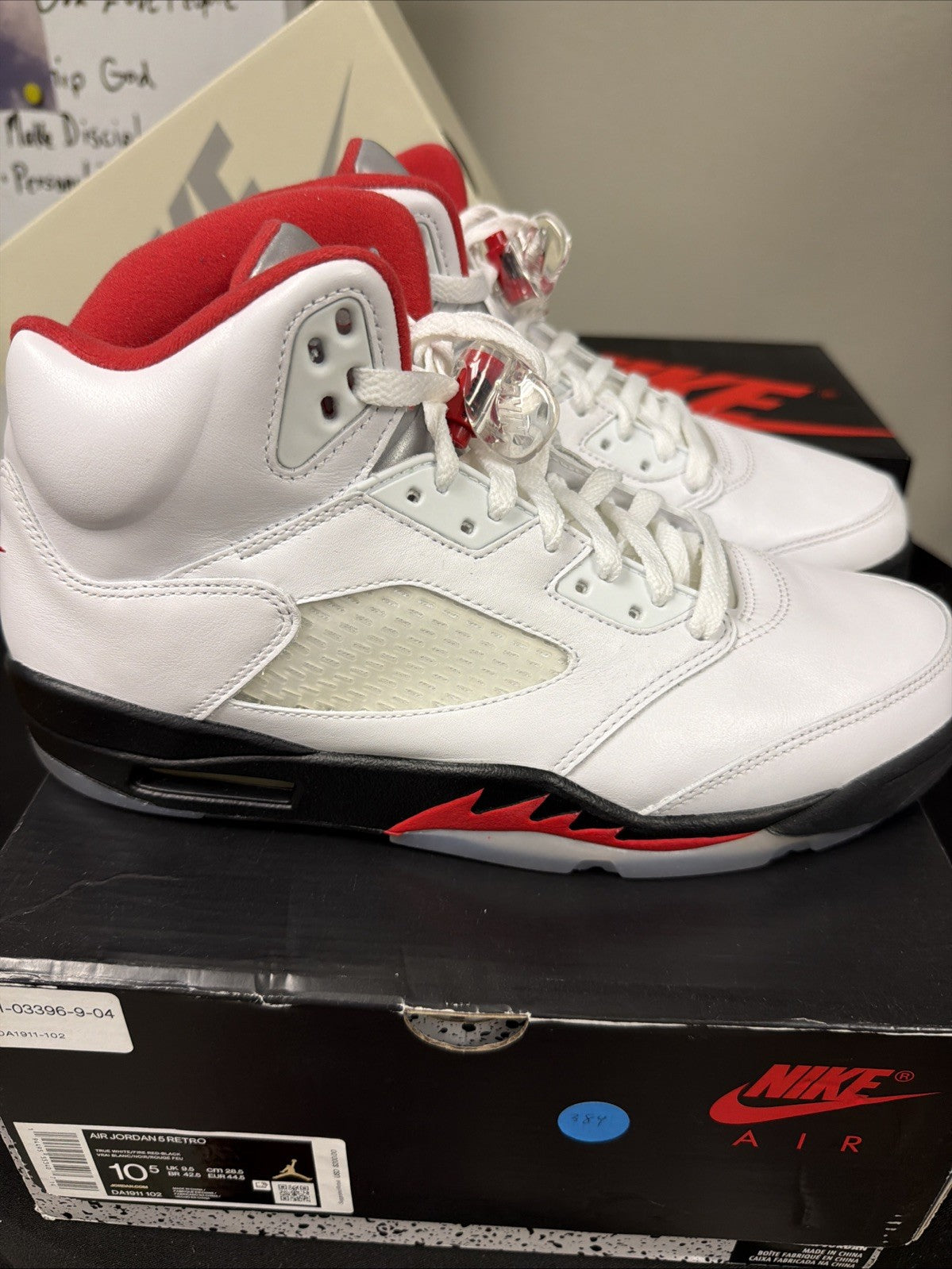 Air Jordan 5 Retro Mid Fire Red 10.5 with box