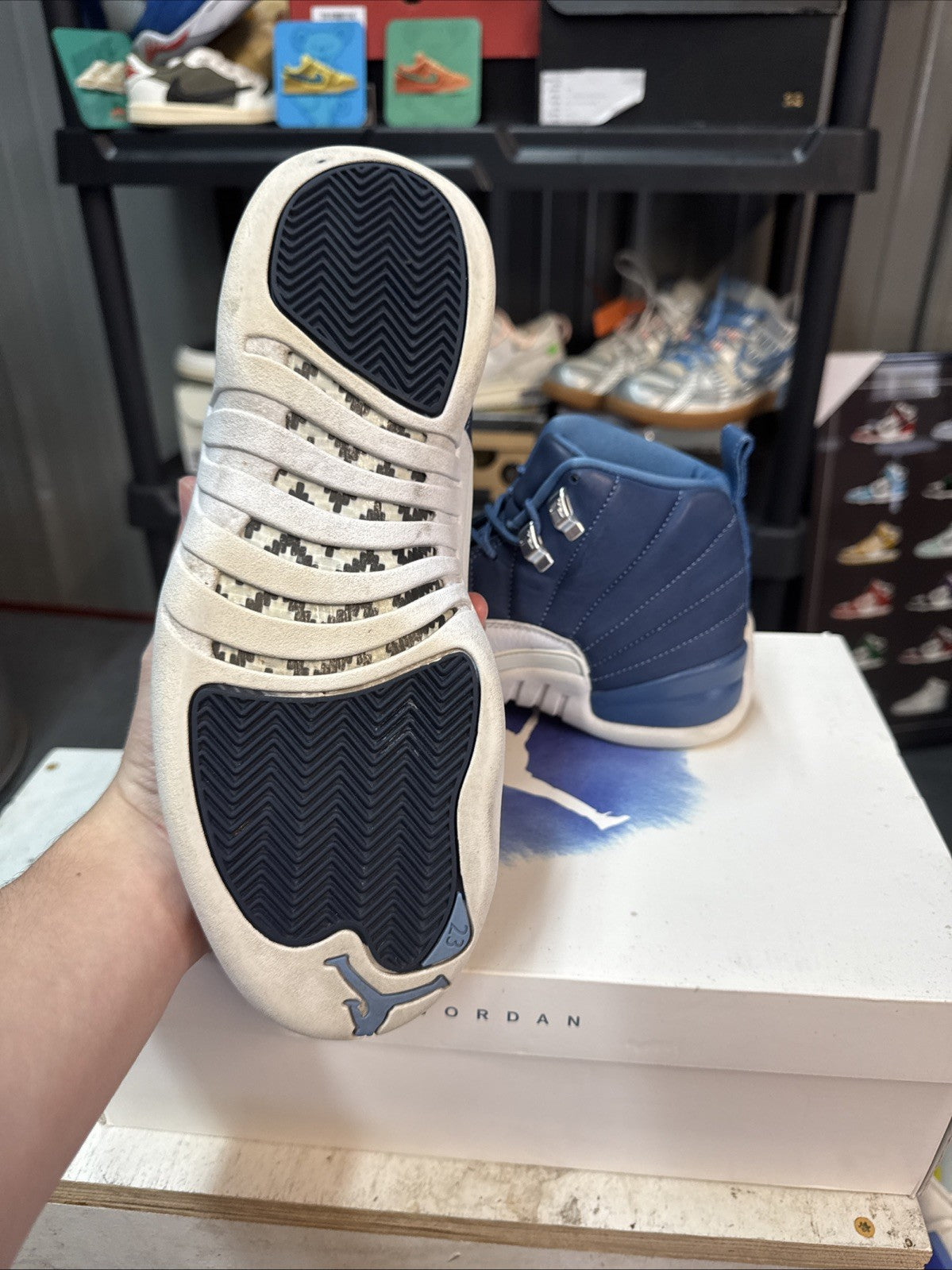 Size 8.5 - Jordan 12 Retro Indigo 2020