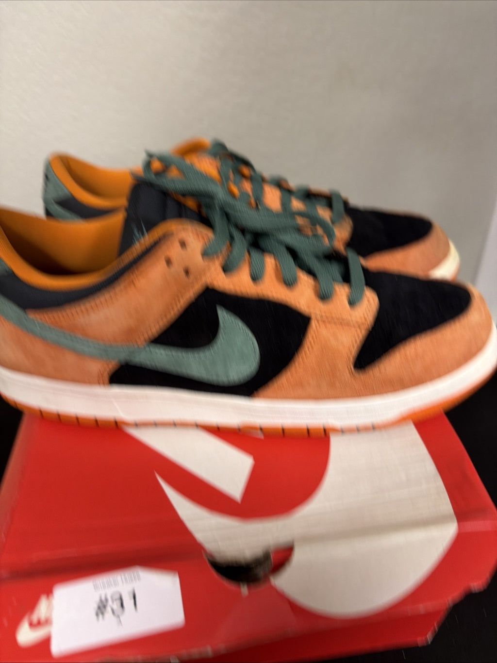 Size 13 - Nike Dunk Low SP Ugly Duckling Pack Ceramic DA1469-001 Preowned