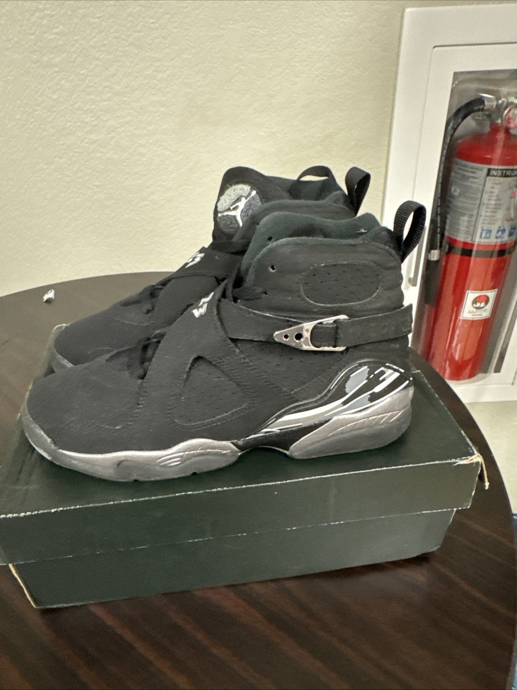 Size 5Y - Nike Air Jordan 8 Retro BG Chrome 2015