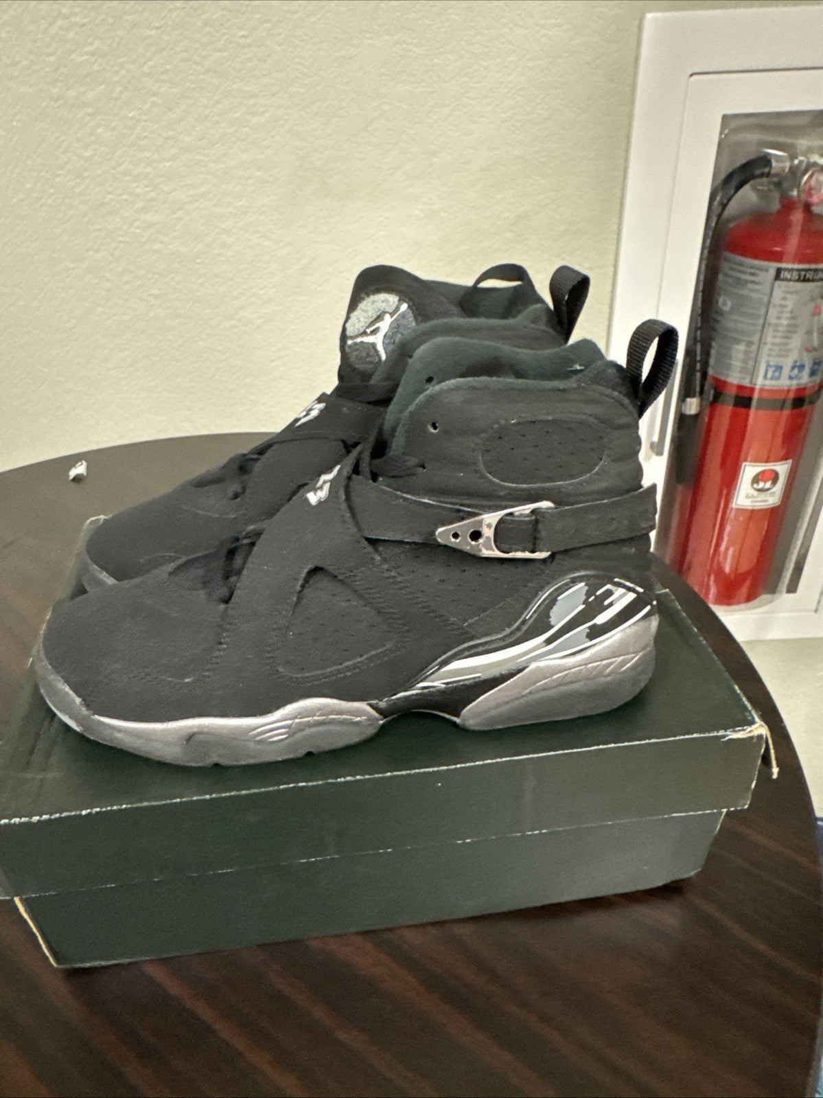 Size 5Y - Nike Air Jordan 8 Retro BG Chrome 2015