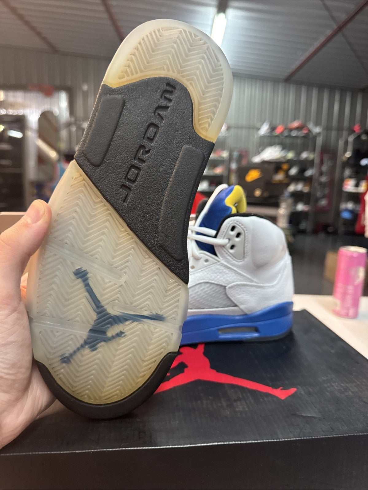 Size 8 - 2013 Air Jordan 5 V Retro Laney HS