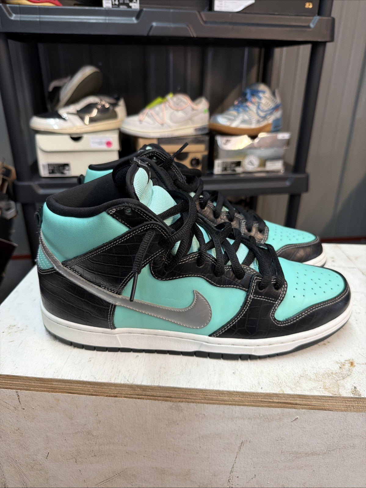 Size 13 - Nike SB Dunk High Premium x Diamond Supply Co. Tiffany 2014