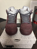 Nike Air Jordan 5 Retro SE Burgundy 2023 GS FN4233-600 Size 6.5Y Sneakers
