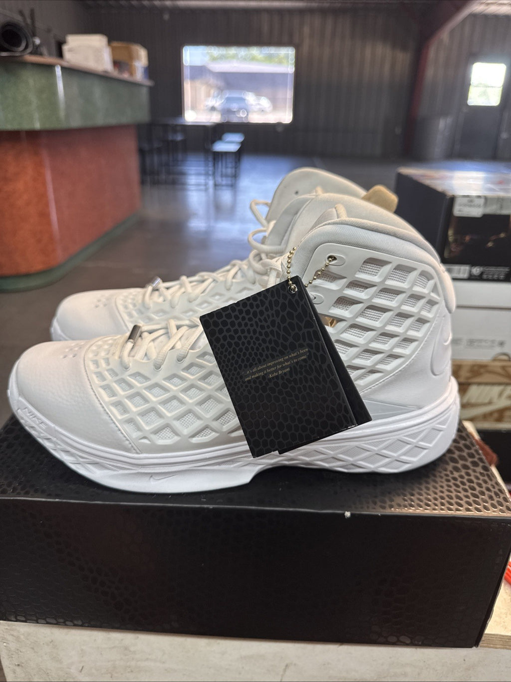Size 14 - Nike Kobe III Protro Triple White | Topless Box