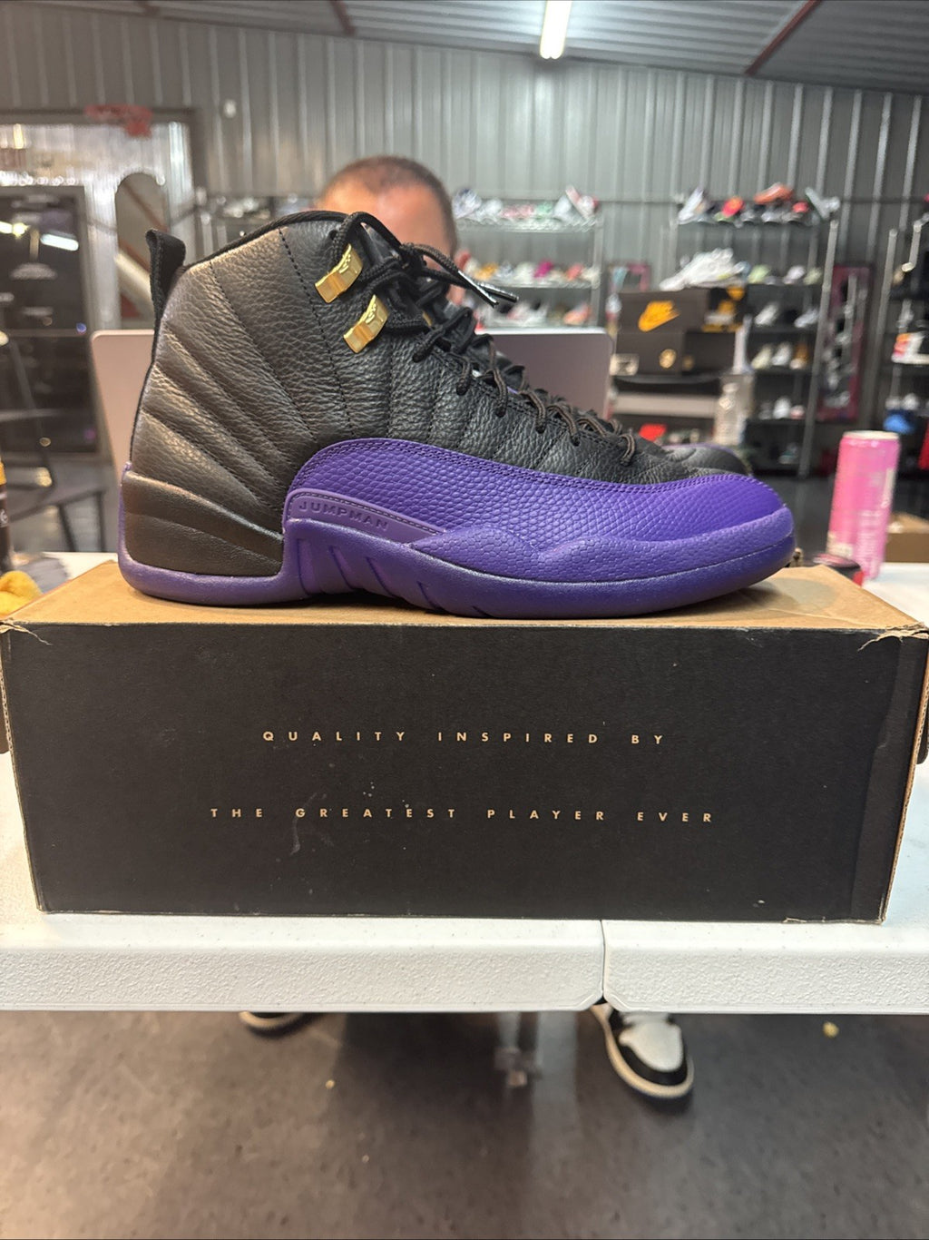 Size 10 - Jordan 12 Retro Mid Field Purple DS
