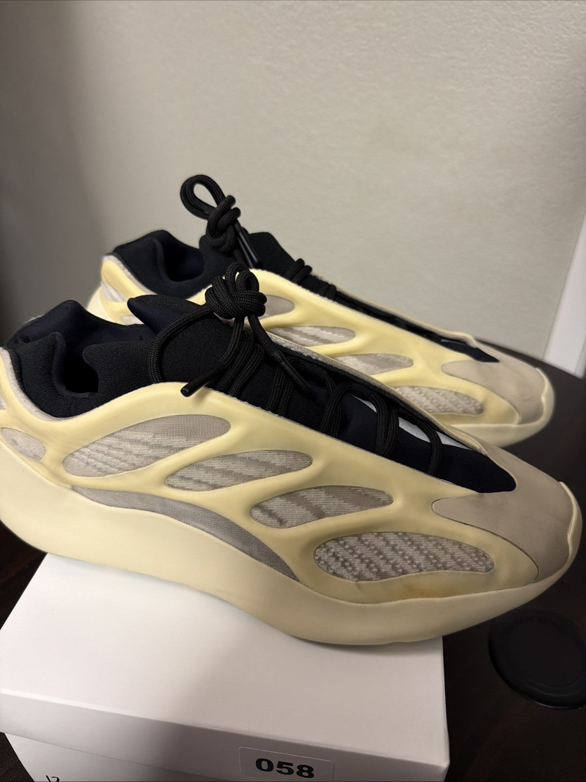 Yeezy x Adidas Two Tone Mesh and Rubber Yeezy 700 V3 Azael Sneakers Size 13