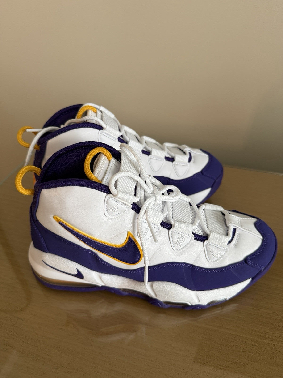 Nike Air Max Uptempo LA Lakers Purple Men's Basketball Shoes 311090-103