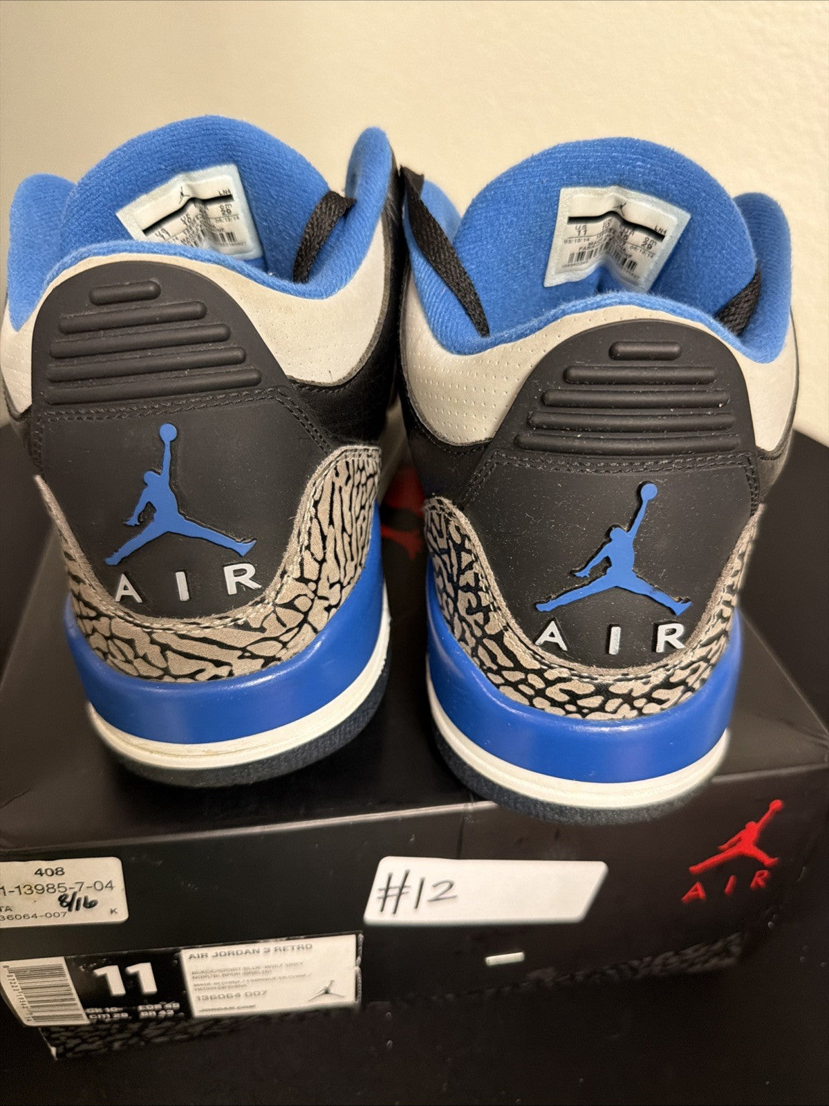 Size 11 - Air Jordan 3 Retro Sport Blue